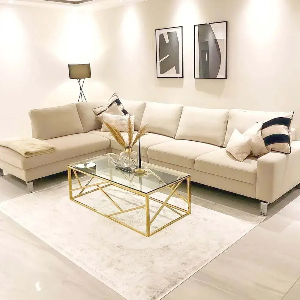 Everly Brass Center Table - Image 2