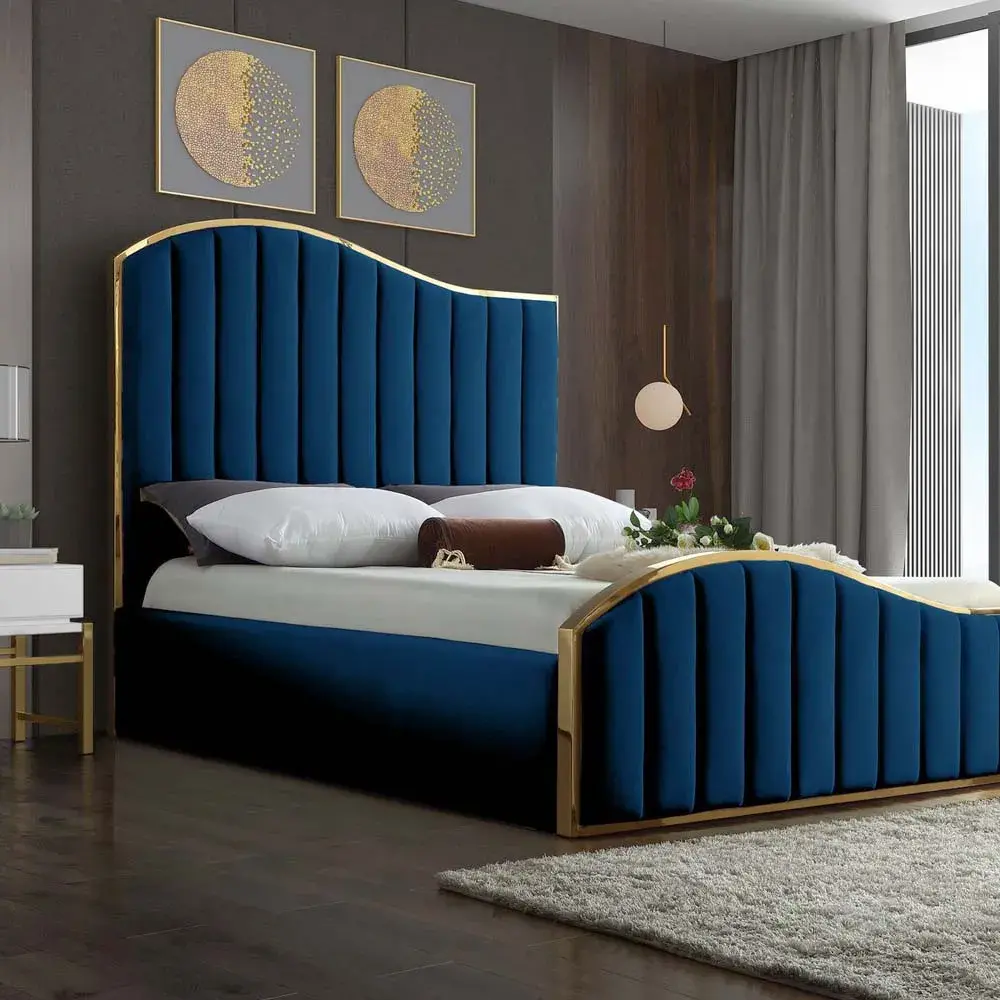 Glamax Velvet Bed - Image 2