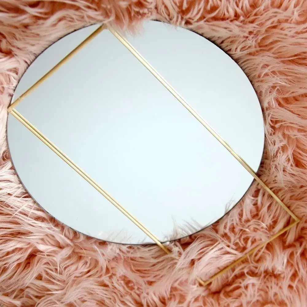 Illusion Brass Wall Mirror - Image 2