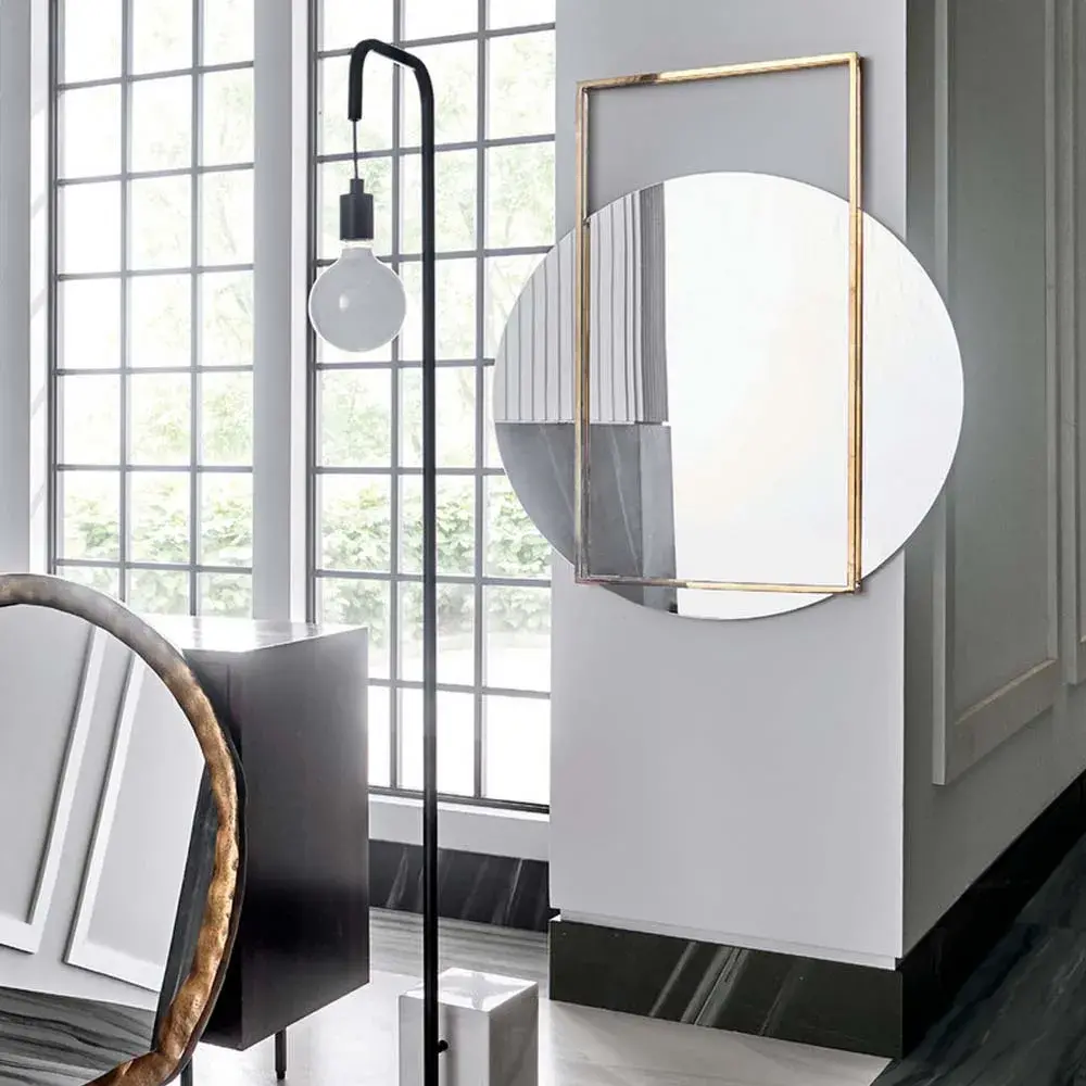 Illusion Brass Wall Mirror
