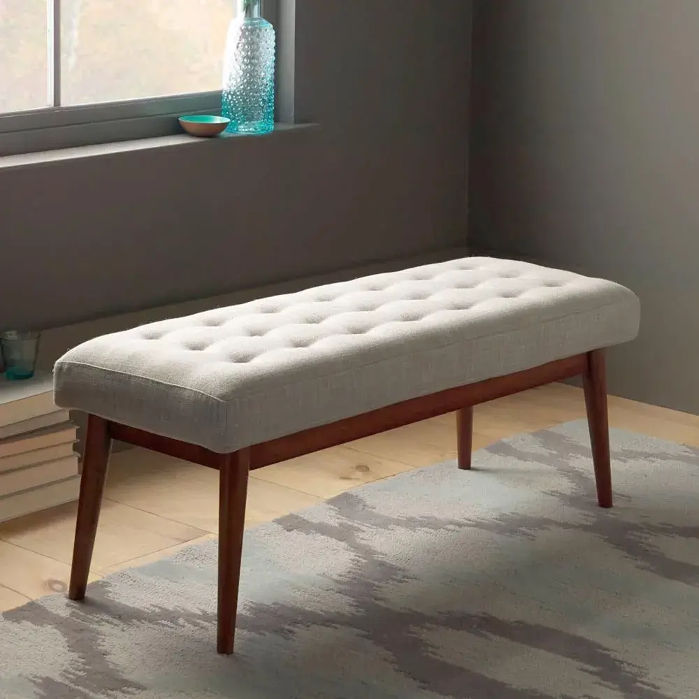 Lorvell Tufted Bench