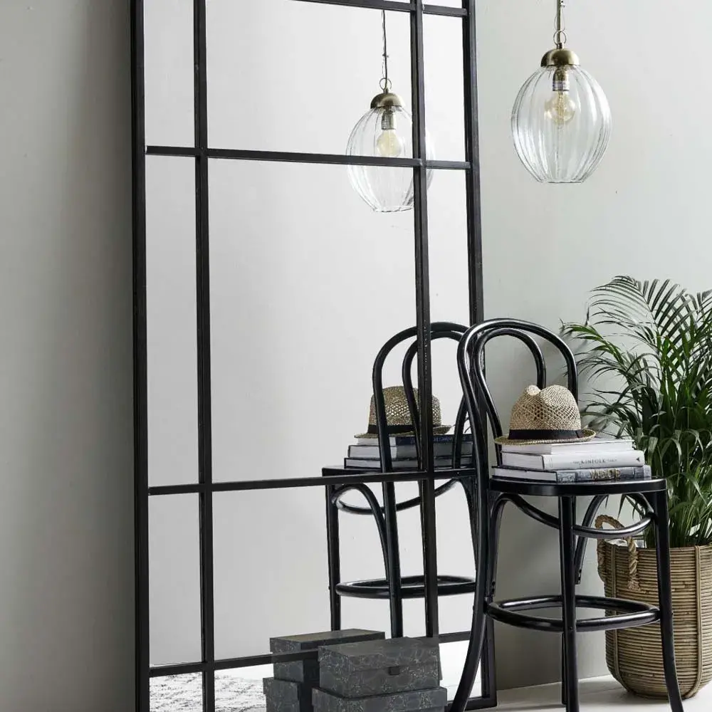 Metal Square Floor Mirror - Image 3